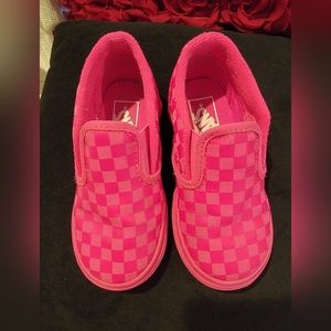 Vans toddlers shoes size 8